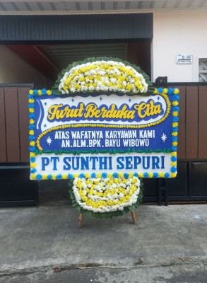 Papan Bunga Duka di Kutambaru